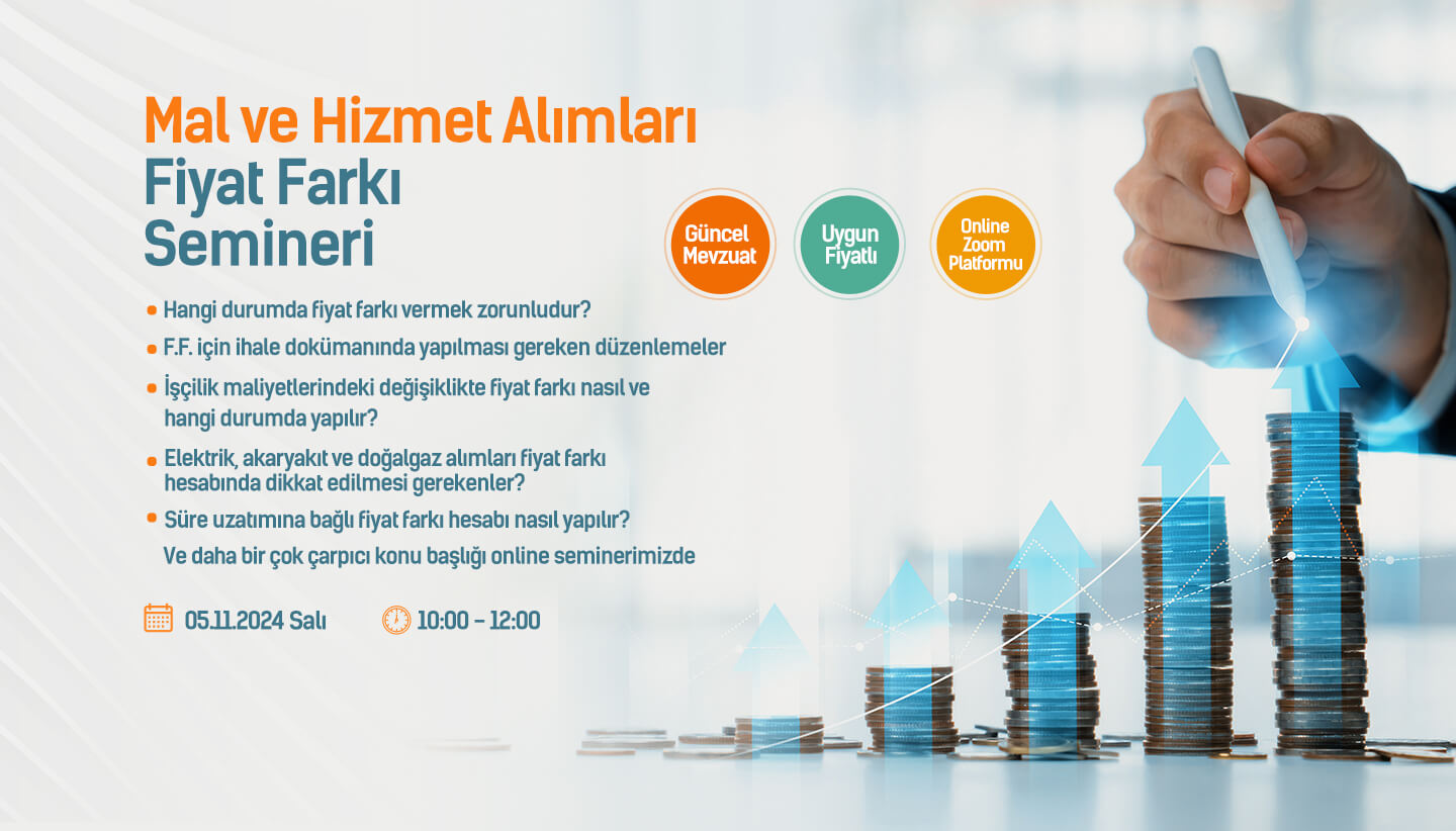 Online Mal ve Hizmet Alımları Fiyat Farkı Semineri